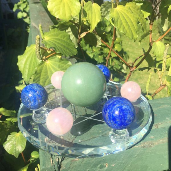 Crystal sphere holder