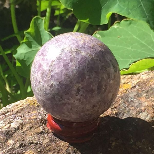 Lepidolite sphere - Image 3