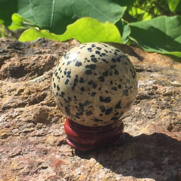 Dalmatian jasper sphere - Image 2