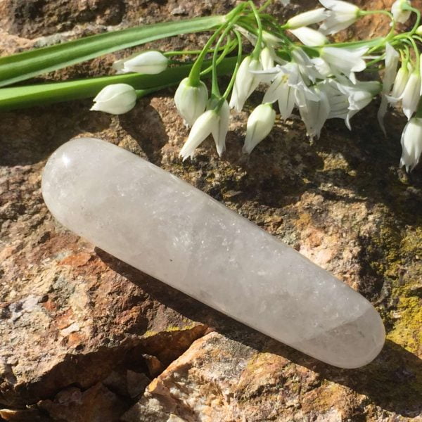 Quartz massage wand