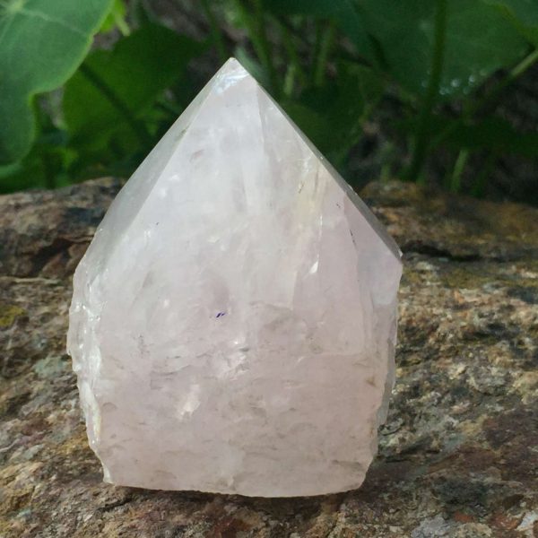 Rose quartz - part polished - Image 3