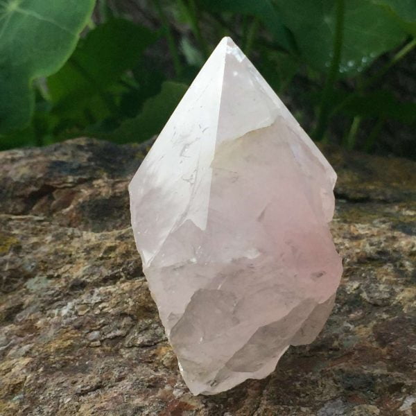 Rose quartz - part polished - Image 4