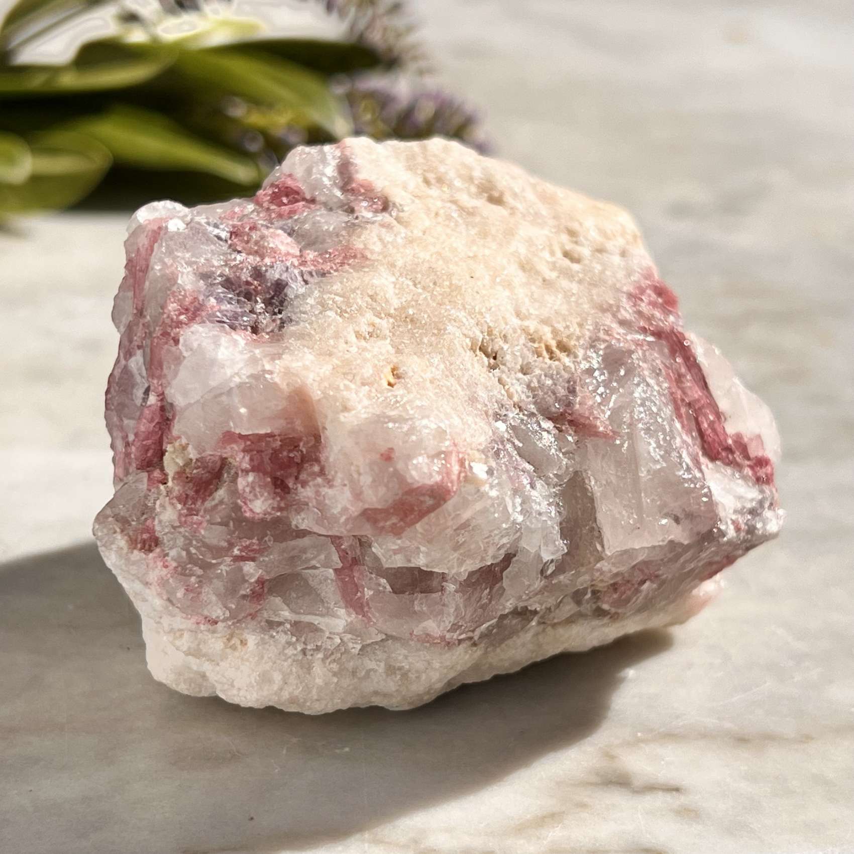 Pink tourmaline in quartz - Image 5