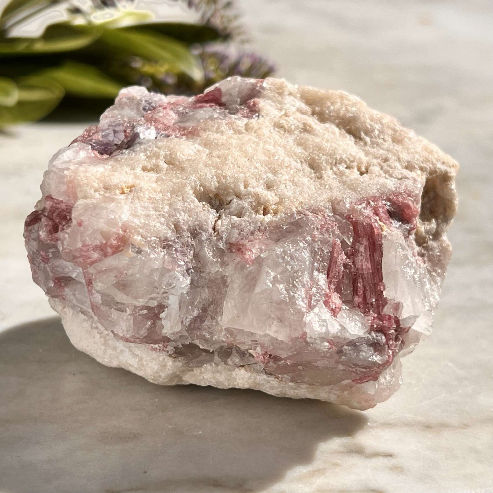 Pink tourmaline in quartz - Image 6