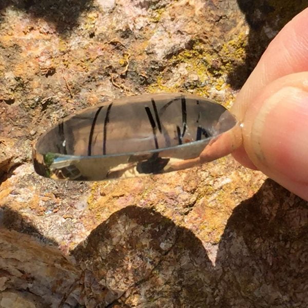 Tourmalated quartz pendant - Image 2