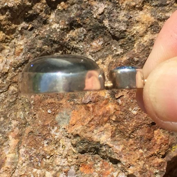 Labradorite and blue topaz pendant - Image 2