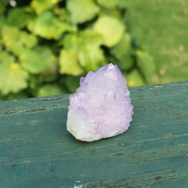 Cactus drusy amethyst point - Image 4