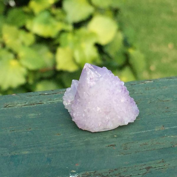 Cactus drusy amethyst point - Image 3