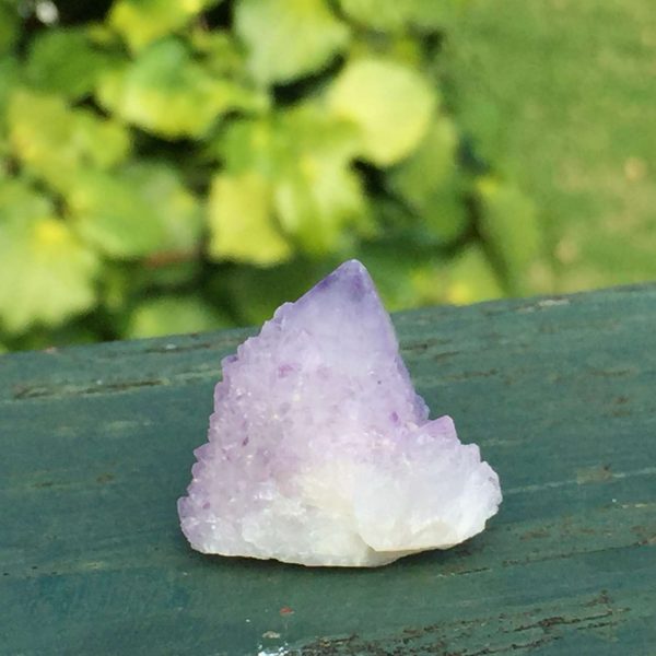 Cactus drusy amethyst point