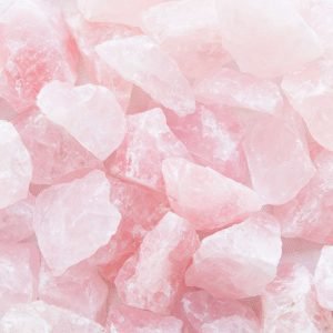 natural rose quartz