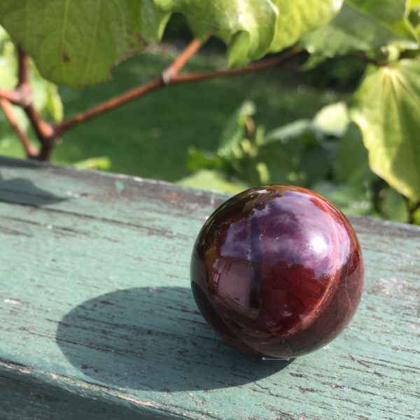 Red tiger eye sphere - Image 3