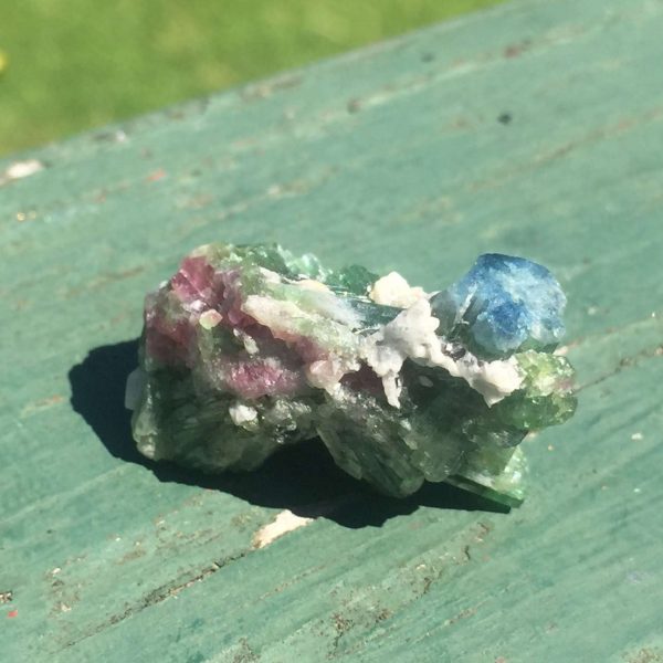 Watermelon and blue tourmaline