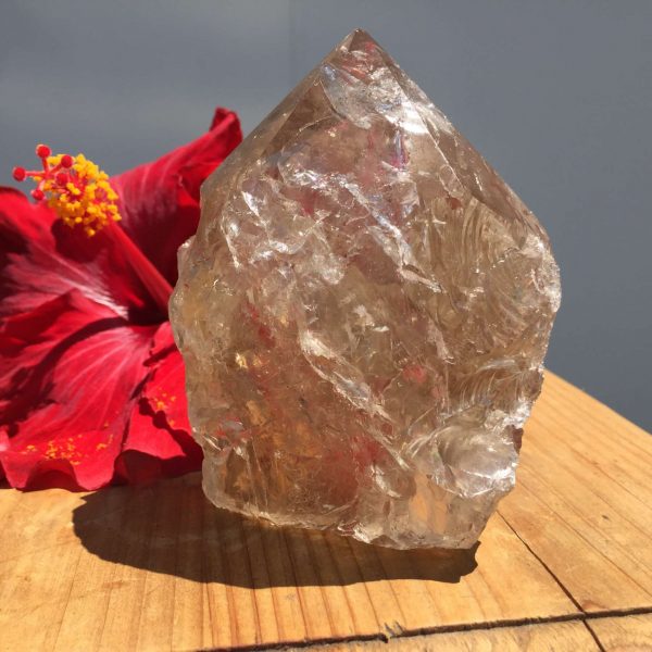 Smokey quartz - part polished - Image 2