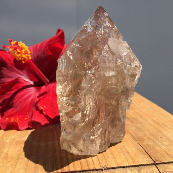 Smokey quartz - part polished - Image 3