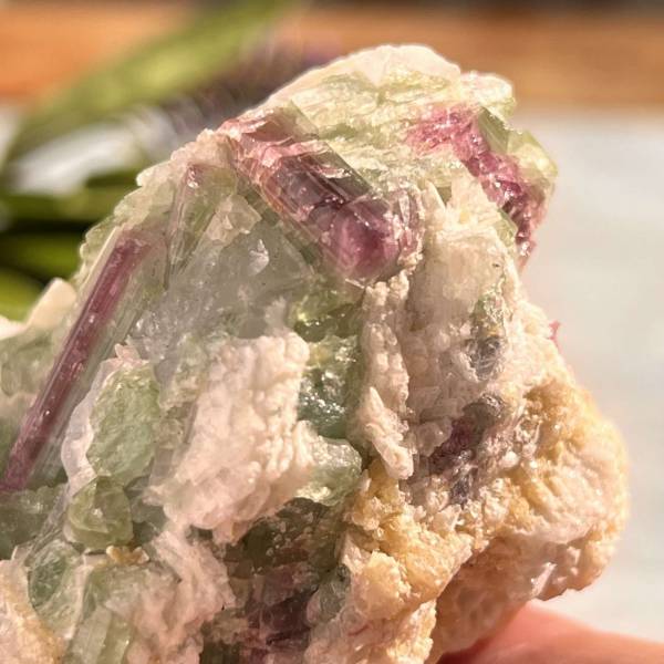 Watermelon tourmaline in quartz - Image 4
