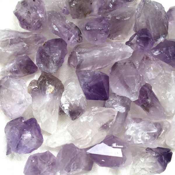 natural amethyst points