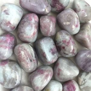 pink tourmaline tumblestones