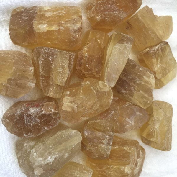Golden fluorite