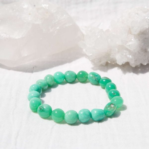 Chrysoprase bracelet