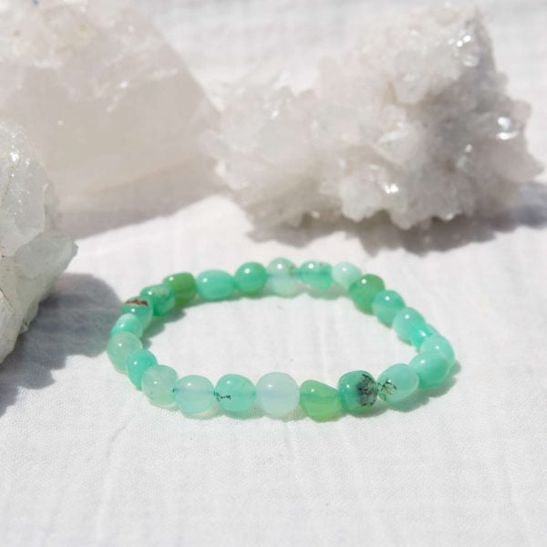 Chrysoprase bracelet