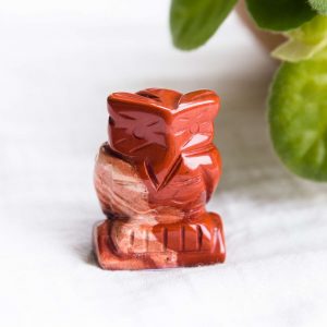 Red jasper owl