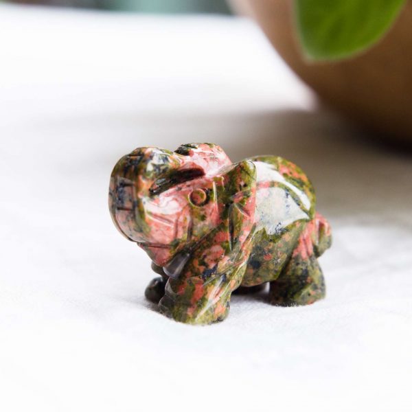 Unakite elephant - Image 2