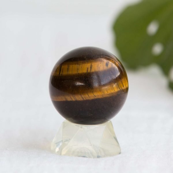 Golden tiger eye sphere