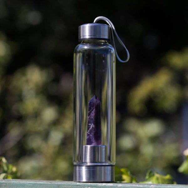 Amethyst water bottle