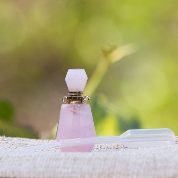 Rose quartz perfume bottle - Image 3