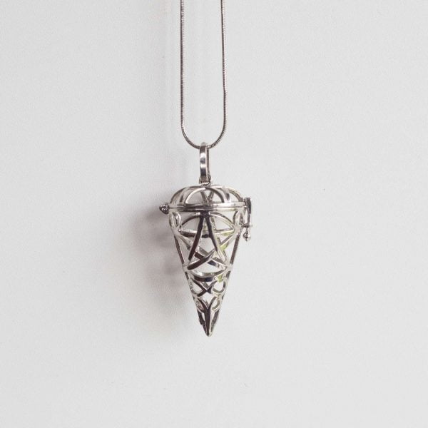 Conical gem cage