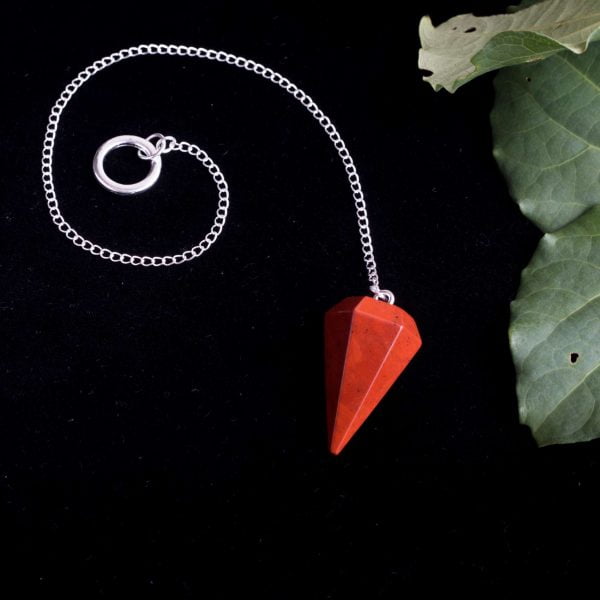 Red jasper pendulum
