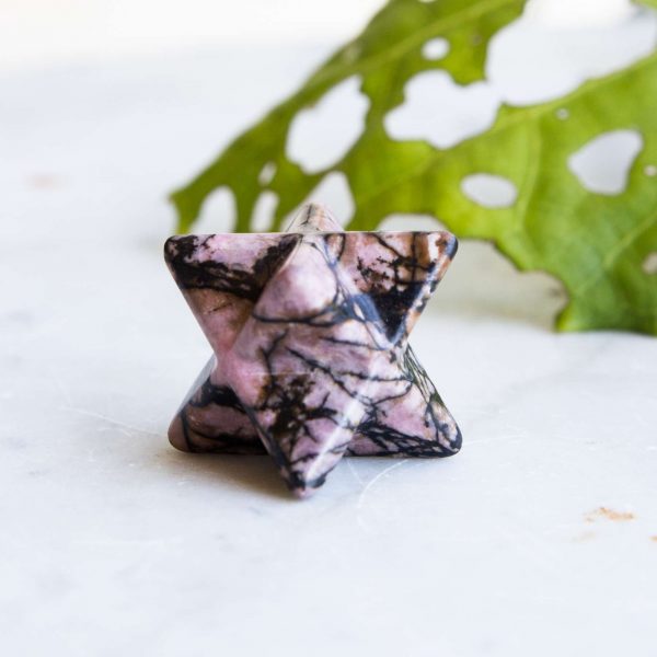 Rhodonite merkaba