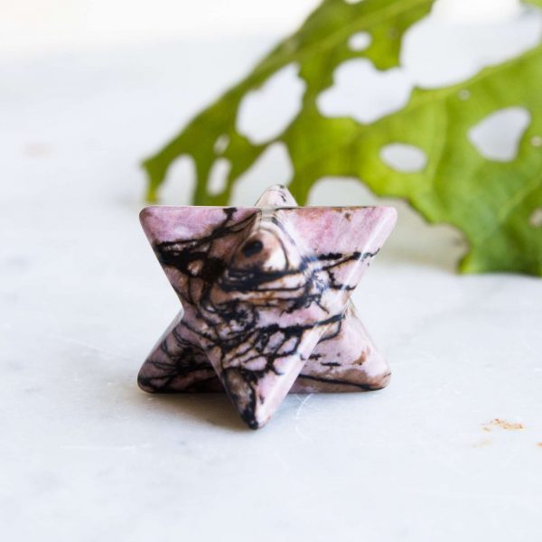 Rhodonite merkaba - Image 3