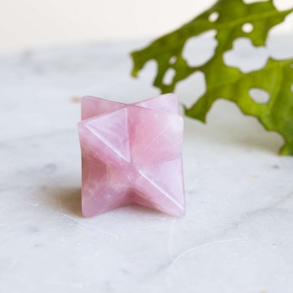 Rose quartz merkaba - Image 4