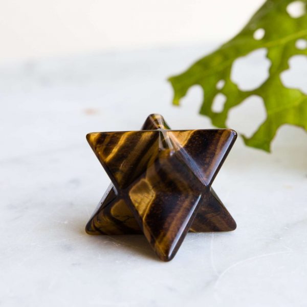 Golden tiger eye merkaba