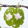 Rose quartz merkaba earrings