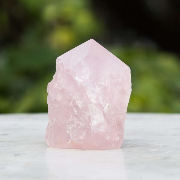 Rose quartz - part polished - Image 4
