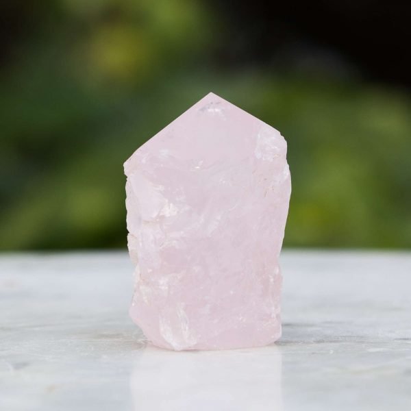 Rose quartz - part polished - Image 4