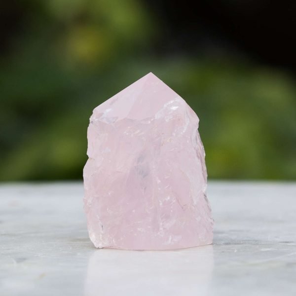 Rose quartz - part polished - Image 2