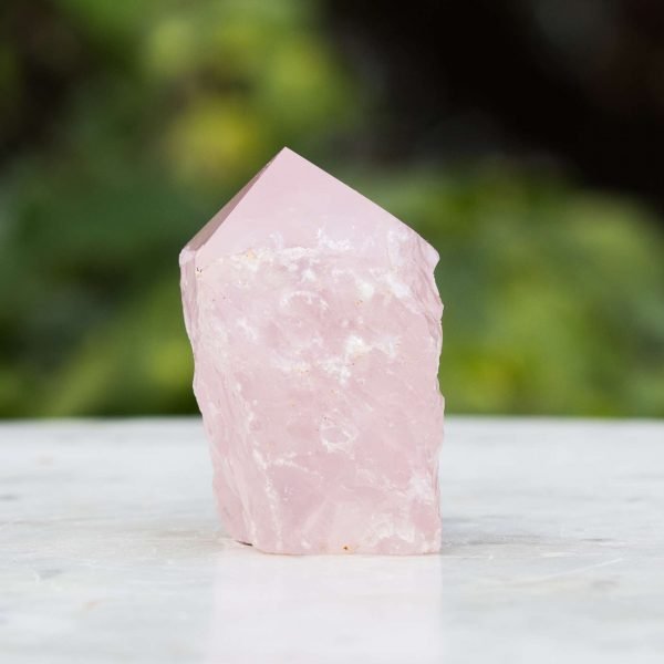 Rose quartz - part polished - Image 2