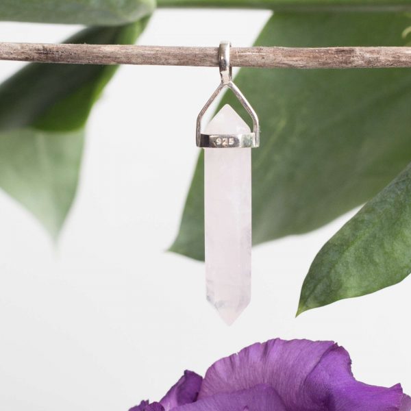 Rose quartz pendant - Image 2