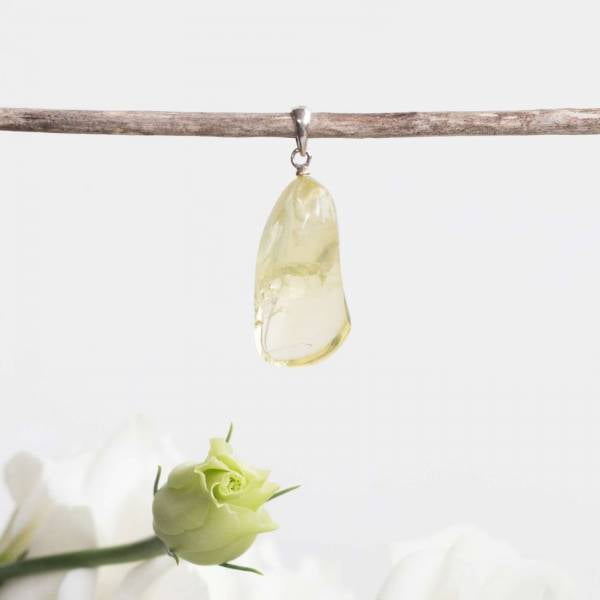 Lemon quartz pendant - Image 2