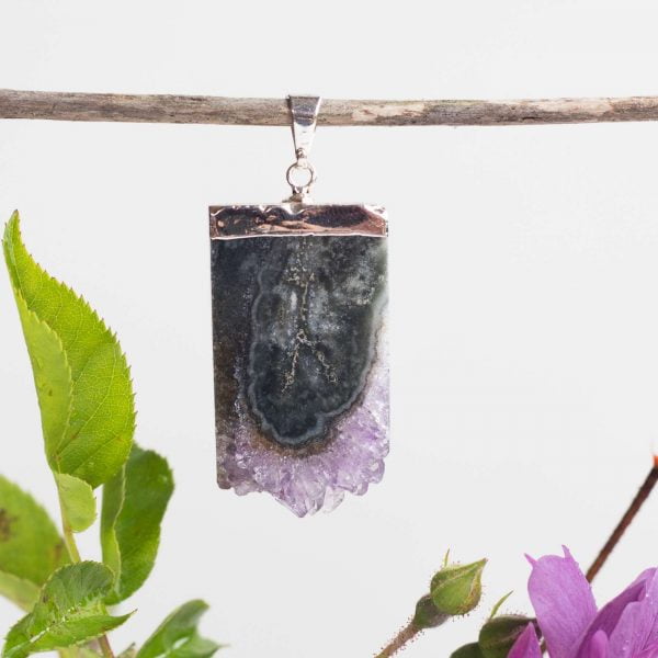 Amethyst agate pendant - Image 2
