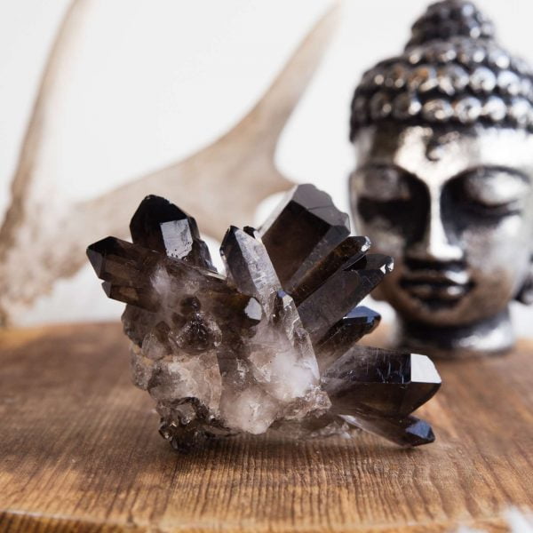 Smokey quartz cluster - Image 2