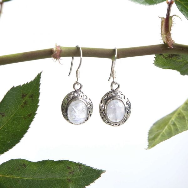 Moonstone earrings