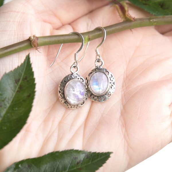 Moonstone earrings - Image 2