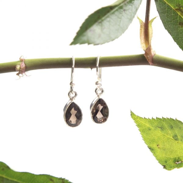 Smokey quartz earrings