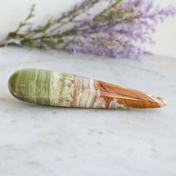 Banded calcite massage wand - Image 2