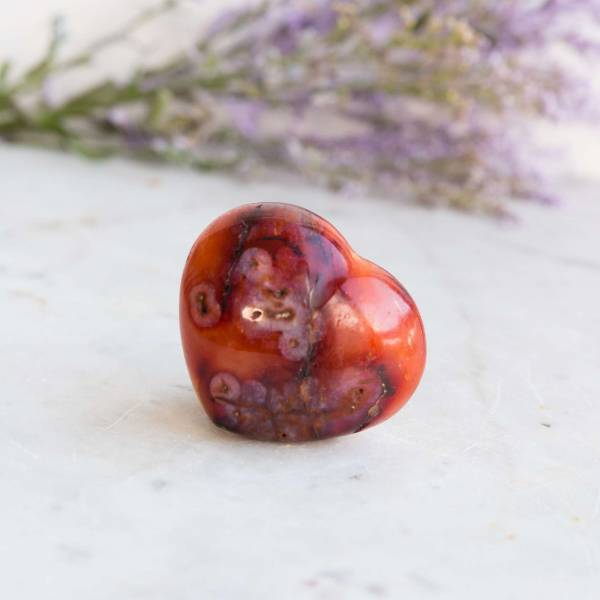 Carnelian heart