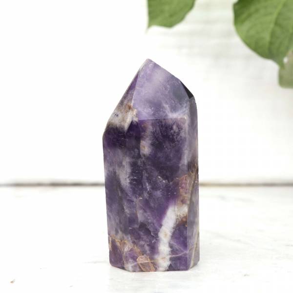 Chevron amethyst tower